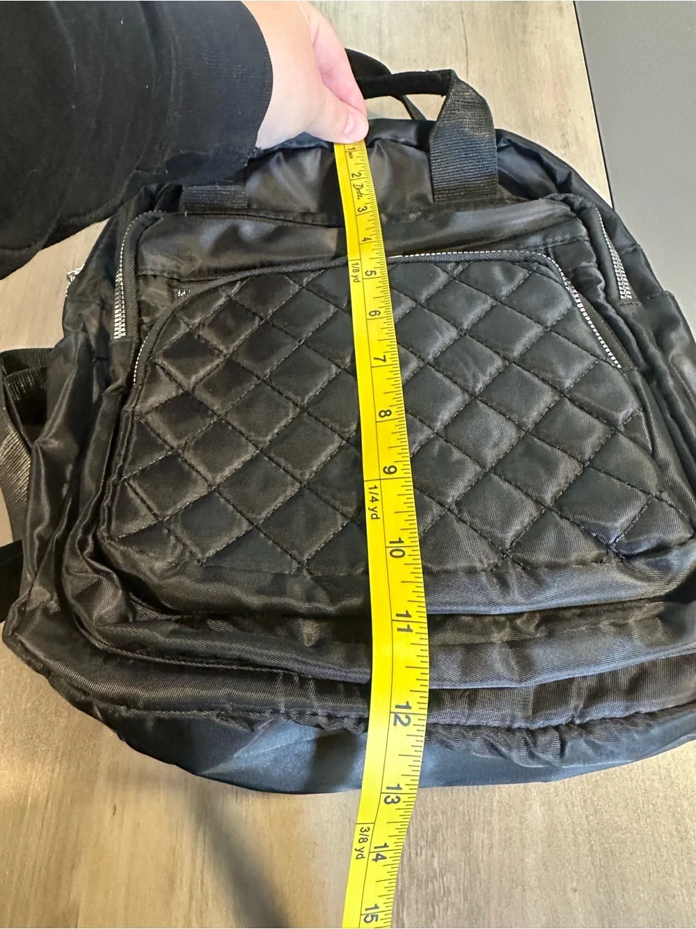 Black backpack purse NWT